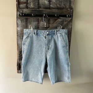 Men's Only & Sons Light Wash Carpenter Jorts